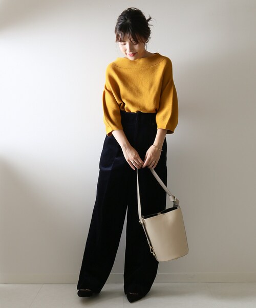 Spick & Span（スピックアンドスパン）の「フトコール ストレートパンツ◆（パンツ・ナチュラル/34/36/38/40）」の14枚目の写真