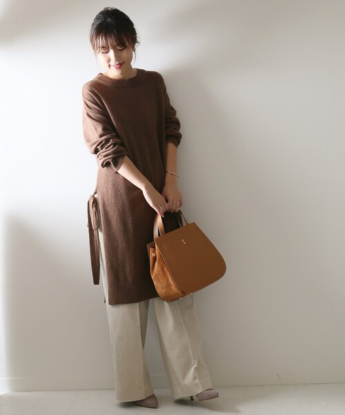 Spick & Span（スピックアンドスパン）の「フトコール ストレートパンツ◆（パンツ・ナチュラル/34/36/38/40）」の4枚目の写真