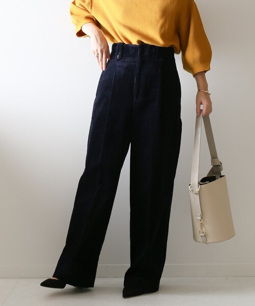 Spick & Span（スピックアンドスパン）の「フトコール ストレートパンツ◆（パンツ・ナチュラル/34/36/38/40）」の17枚目の写真