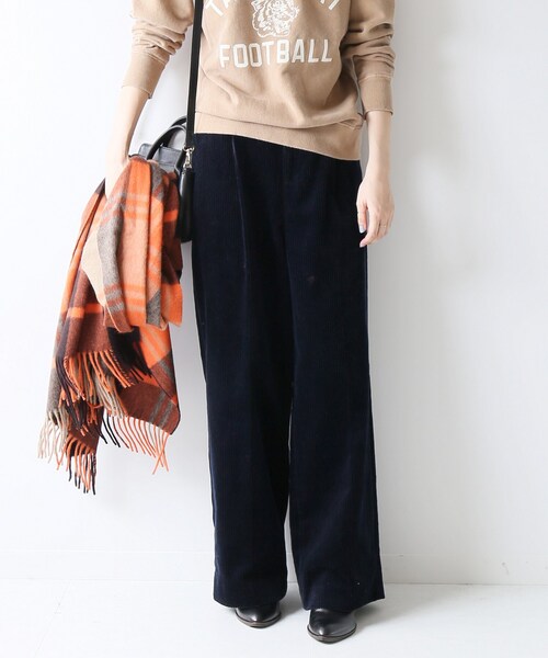 Spick & Span（スピックアンドスパン）の「フトコール ストレートパンツ◆（パンツ・ナチュラル/34/36/38/40）」の3枚目の写真