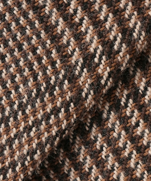 【タグ付き】Spick & Span チェックツィード フロントジップ スカート Spick & Span（スピックアンドスパン）の「チェックツィード