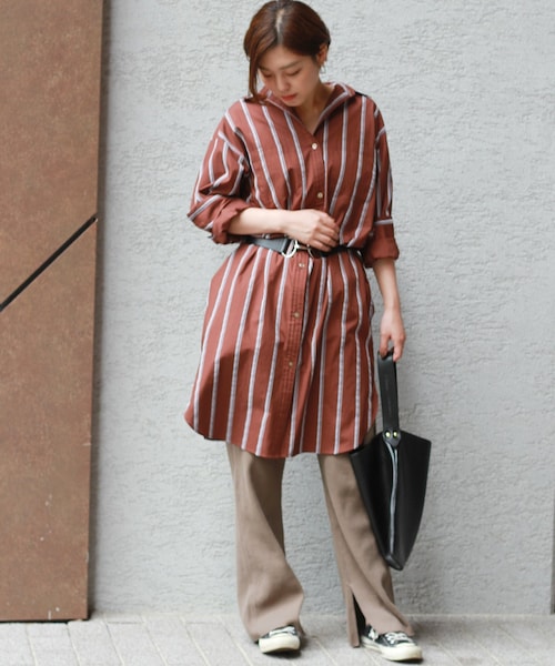 JOURNAL STANDARD relume（ジャーナルスタンダード　レリューム）の「ワッフル スリットパンツ◆（パンツ・ブラック/フリー）」の13枚目の写真