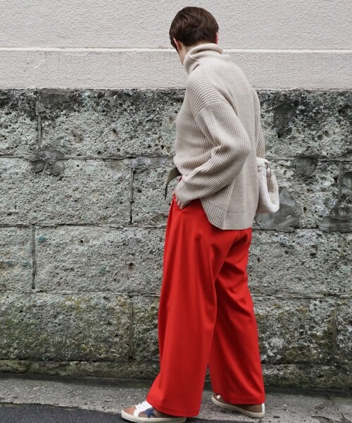 ジャーナルスタンダードラックス | リネンチェック タックパンツ