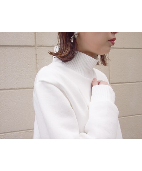 no brand（ノーブランド）の「[ NEW ]ボンディングリブネックPO（スウェット・レディース・その他）」の6枚目の写真