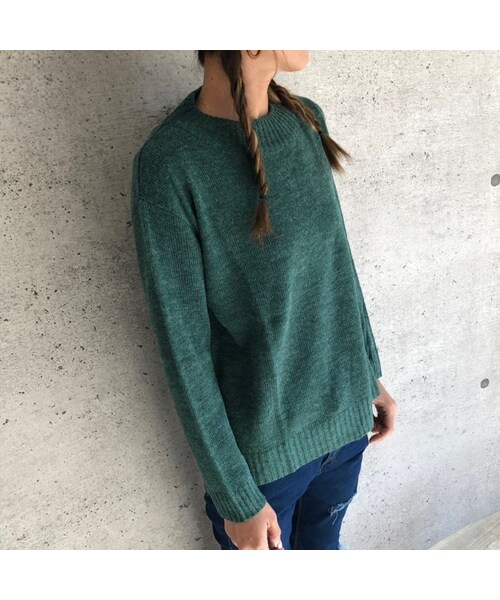 copine（コピン）の「【期間限定価格】ラウンドネックニットプルオーバー（3color）【クリックポスト対象商品】（ニット/セーター・レディース・その他）」の2枚目の写真