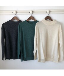 copine | 【期間限定価格】ラウンドネックニットプルオーバー（3color）【クリックポスト対象商品】(ニット/セーター)