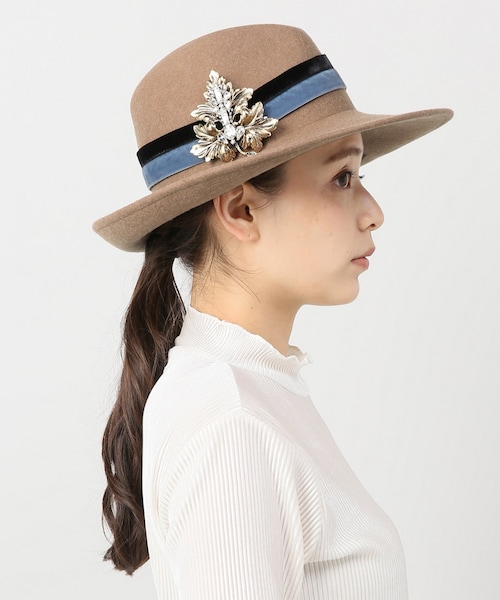 LE TALON（ルタロン）の「RADA ビジューハット（）」 - WEAR