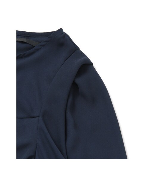 KBF（ケイビーエフ）の「KBF+ 袖ボリュームトップス（トップス・レディース・ネイビー/ミント/オフ・one）」の11枚目の写真