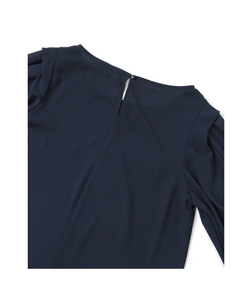 KBF（ケイビーエフ）の「KBF+ 袖ボリュームトップス（トップス・レディース・ネイビー/ミント/オフ・one）」の14枚目の写真