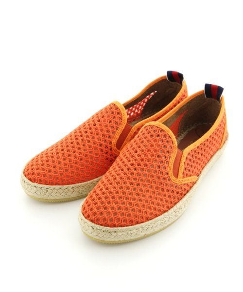 A part by（アパートバイ）の「ＧＡＩＭＯ＊メッシュスリッポン（シューズ・レディース・オレンジ/ブルー/ナチュラル・Ｌ（24-24.5）/Ｍ（23-23.5））」の3枚目の写真