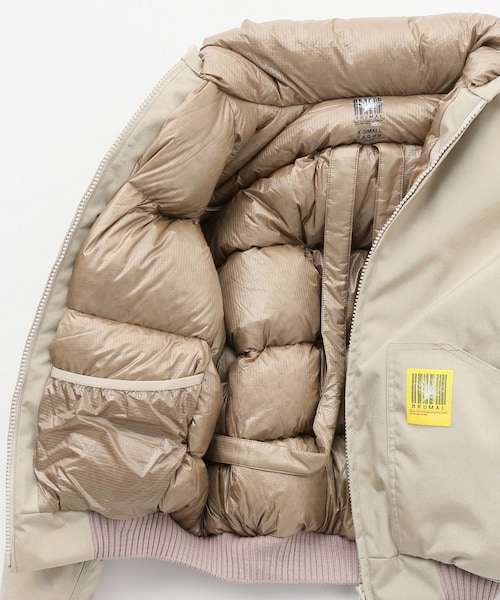 JOURNAL STANDARD（ジャーナルスタンダード）の「【BRUMAL】ダウンボンバー（ジャケット/アウター・ベージュ/XS/S）」の16枚目の写真