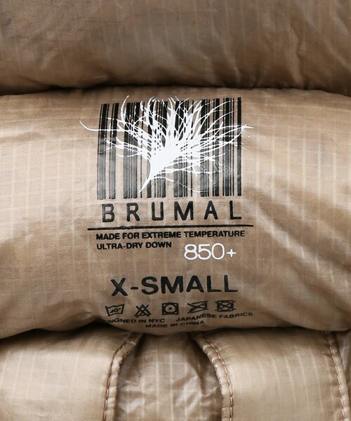 JOURNAL STANDARD（ジャーナルスタンダード）の「【BRUMAL】ダウンボンバー（ジャケット/アウター・ベージュ/XS/S）」の20枚目の写真