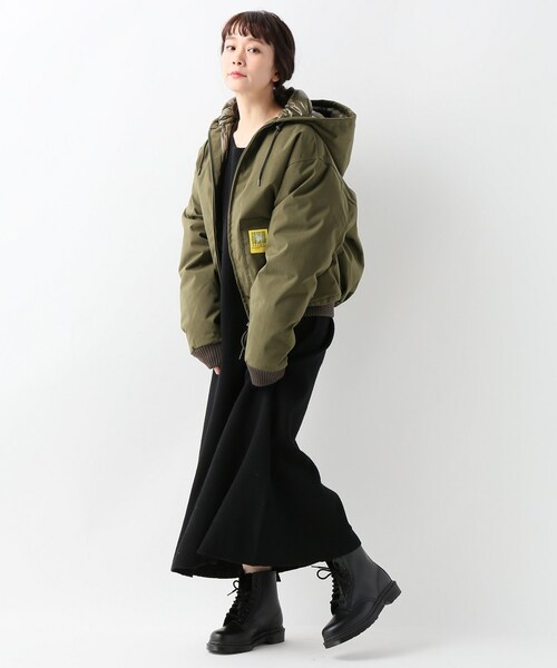 JOURNAL STANDARD（ジャーナルスタンダード）の「【BRUMAL】ダウンボンバー（ジャケット/アウター・ベージュ/XS/S）」の5枚目の写真