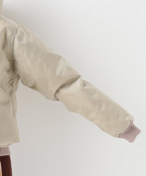 JOURNAL STANDARD（ジャーナルスタンダード）の「【BRUMAL】ダウンボンバー（ジャケット/アウター・ベージュ/XS/S）」の10枚目の写真