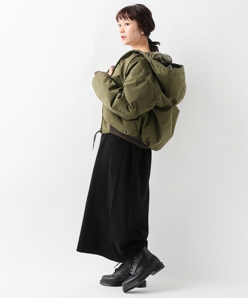 JOURNAL STANDARD（ジャーナルスタンダード）の「【BRUMAL】ダウンボンバー（ジャケット/アウター・ベージュ/XS/S）」の6枚目の写真