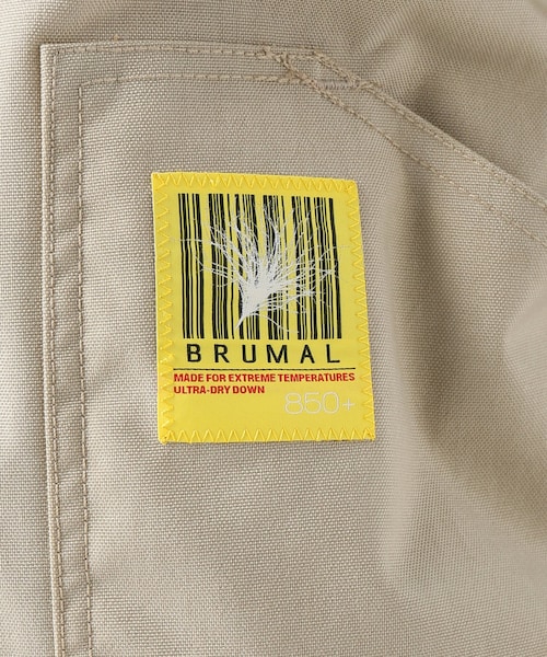 JOURNAL STANDARD（ジャーナルスタンダード）の「【BRUMAL】ダウンボンバー（ジャケット/アウター・ベージュ/XS/S）」の13枚目の写真