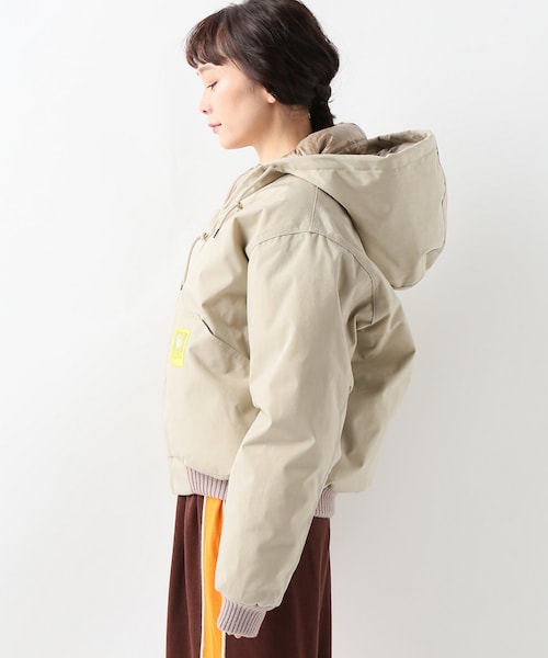 JOURNAL STANDARD（ジャーナルスタンダード）の「【BRUMAL】ダウンボンバー（ジャケット/アウター・ベージュ/XS/S）」の8枚目の写真