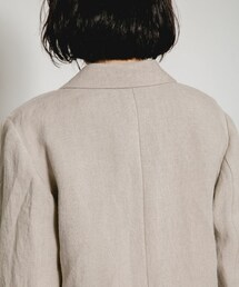 美品⭐️22SS カレンソロジー リネン ダブルジャケット 金釦 黒 美品⭐️22SS カレンソロジー リネン ダブルジャケット 金釦 黒