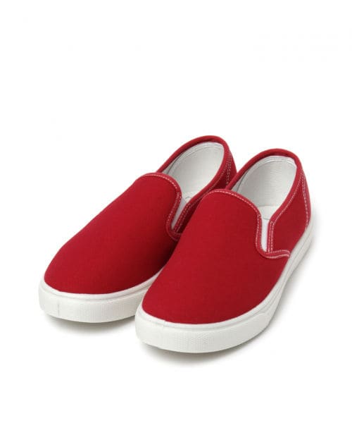 studio CLIP（スタディオクリップ）の「カラーキャンバススリッポン（シューズ・ホワイト/ブラック/レッド/ベージュ）」の7枚目の写真