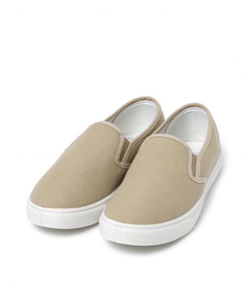 studio CLIP（スタディオクリップ）の「カラーキャンバススリッポン（シューズ・ホワイト/ブラック/レッド/ベージュ）」の4枚目の写真