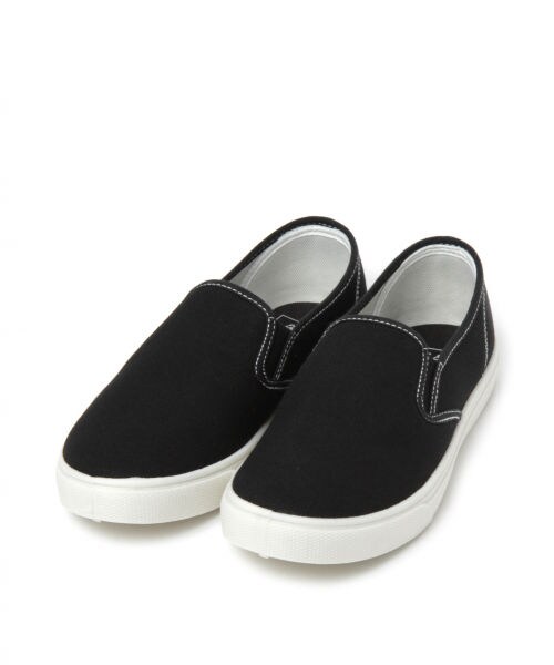 studio CLIP（スタディオクリップ）の「カラーキャンバススリッポン（シューズ・ホワイト/ブラック/レッド/ベージュ）」の8枚目の写真