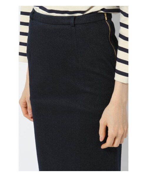 Deuxieme Classe（ドゥーズィエムクラス）の「INDIGO ストレッチペンシルスカート（ひざ丈スカート・レディース・ネイビー・36/38）」の5枚目の写真