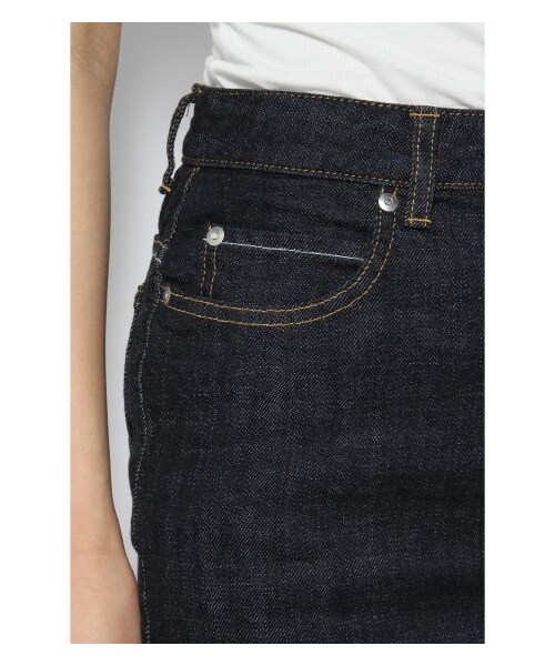 IENA（イエナ）の「ストレッチデニムタイトスカート（ひざ丈スカート・レディース・ネイビー/ホワイト・36/38/40）」の9枚目の写真