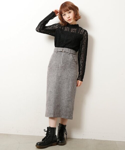 OUTLET(アウトレット)の「立体レースプチハイプルオーバー(トップス・レディース・黒/サックス/ピンク/生成・FREE)」の17枚目の写真