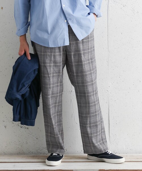 URBAN RESEARCH DOORS（アーバンリサーチドアーズ）の「チェックイージーパンツ（パンツ・メンズ・Gingham/Check・38/40）」の6枚目の写真
