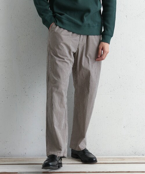 URBAN RESEARCH DOORS（アーバンリサーチドアーズ）の「チェックイージーパンツ（パンツ・メンズ・Gingham/Check・38/40）」の4枚目の写真