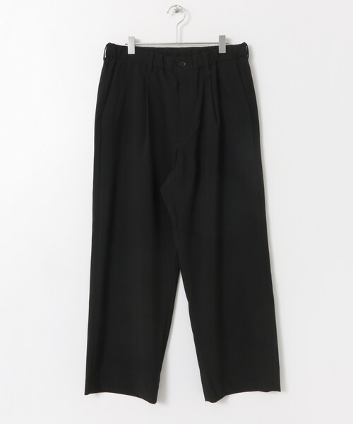 SENSE OF PLACE by URBAN RESEARCH(センスオブプレイスバイアーバンリサーチ)の「タックワイドスラックス(パンツ・メンズ・BLACK/ORANGE・M/L)」の9枚目の写真