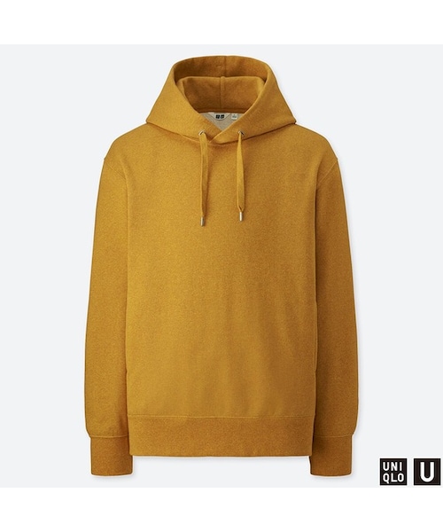 UNIQLO（ユニクロ）の「スウェットプルパーカ（長袖）（パーカー・メンズ・BLUE 67/PURPLE 74/BLACK 09/YELLOW 46/GRAY 03・L/M/S/XXL/XL）」の5枚目の写真