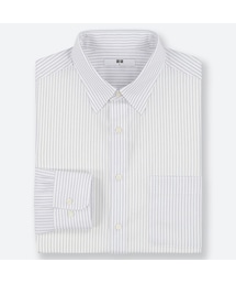 UNIQLO | ファインクロスストライプシャツ（レギュラーカラー・長袖）(シャツ/ブラウス)