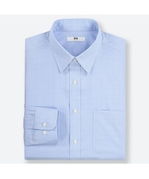 UNIQLO | ファインクロスチェックシャツ（レギュラーカラー・長袖）(シャツ/ブラウス)