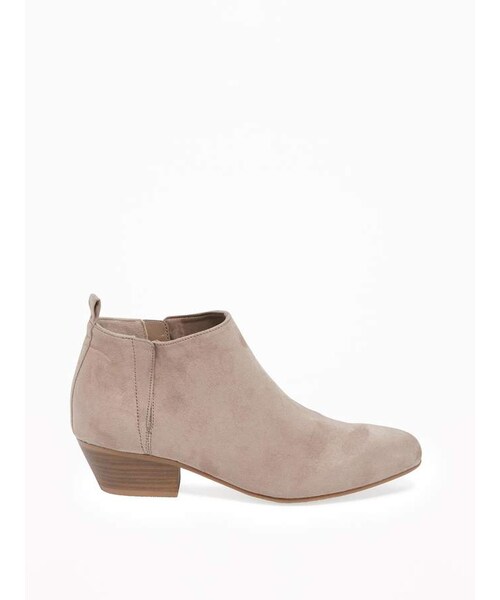 OLD NAVY（オールドネイビー）の「Sueded Ankle Boots for Women（ブーツ・レディース・Black/English Rose/New Taupe/Olive/Sidewalk Ends・Regular 6/Regular 7/Regular 8/Regular 9/Regular 10/Regular 11/Regular 7 1/2/Regular 8 1/2/Regular 9 1/2）」の17枚目の写真
