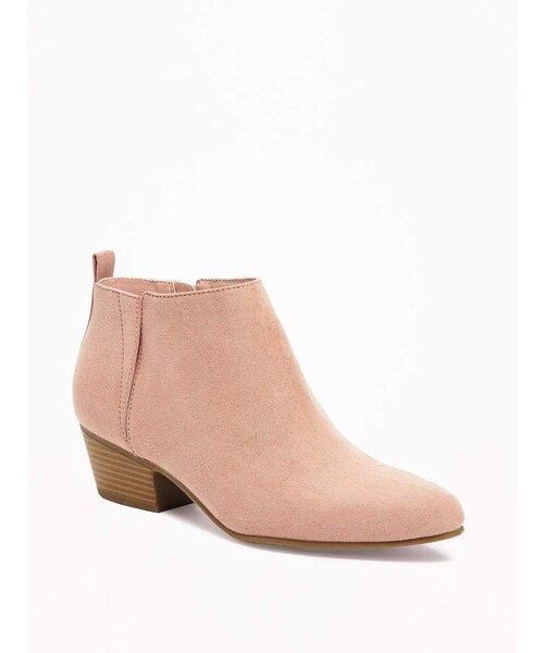 OLD NAVY（オールドネイビー）の「Sueded Ankle Boots for Women（ブーツ・レディース・Black/English Rose/New Taupe/Olive/Sidewalk Ends・Regular 6/Regular 7/Regular 8/Regular 9/Regular 10/Regular 11/Regular 7 1/2/Regular 8 1/2/Regular 9 1/2）」の19枚目の写真