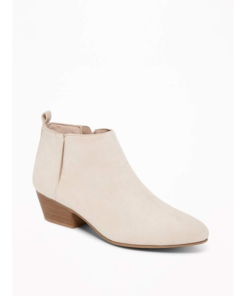 OLD NAVY（オールドネイビー）の「Sueded Ankle Boots for Women（ブーツ・レディース・Black/English Rose/New Taupe/Olive/Sidewalk Ends・Regular 6/Regular 7/Regular 8/Regular 9/Regular 10/Regular 11/Regular 7 1/2/Regular 8 1/2/Regular 9 1/2）」の15枚目の写真