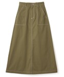 GRL | 配色ステッチベイカースカート(Skirt)