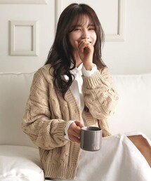 DHOLIC | ルーズツイストニットカーディガン(カーディガン/ボレロ)