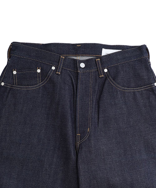 markaware（マーカウェア）の「PEGTOP EAGY TROUSERSBUGGY JEANS/RAW（その他・メンズ・BLU/IND・1/2）」の2枚目の写真