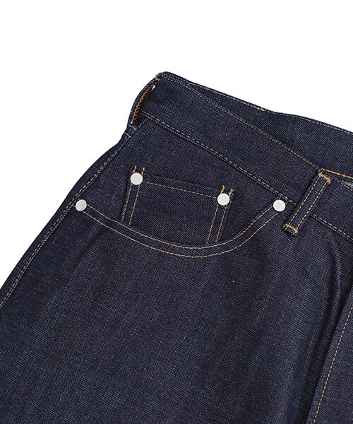 markaware（マーカウェア）の「PEGTOP EAGY TROUSERSBUGGY JEANS/RAW（その他・メンズ・BLU/IND・1/2）」の6枚目の写真