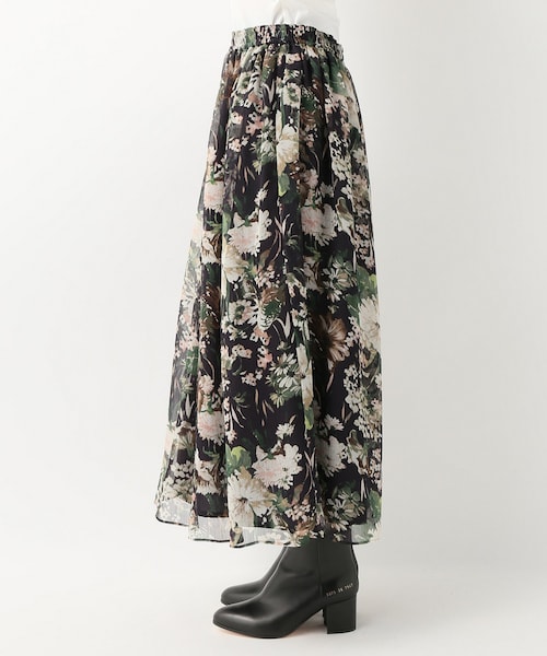 FRAMeWORK（フレームワーク）の「楊柳花柄スカート◇（）」 - WEAR