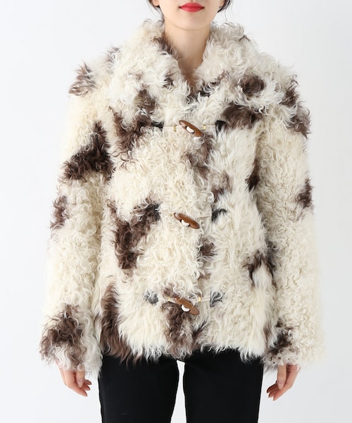 edit for lulu ラムファージャケット EDIT. FOR LULU（エディットフォールル）の「abcラムファーショート