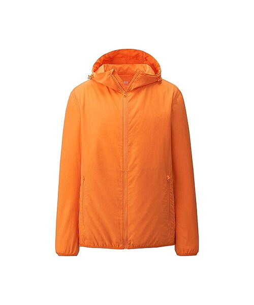 UNIQLO(ユニクロ)の「ライトポケッタブルパーカ(ブルゾン・メンズ・ORANGE 24/GREEN 53/RED 15/BLUE 65/BLUE 64/WHITE 00・XXL/S/XL/M/4XL/L/3XL)」の1枚目の写真
