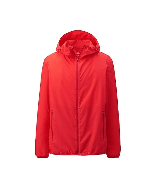 UNIQLO(ユニクロ)の「ライトポケッタブルパーカ(ブルゾン・メンズ・ORANGE 24/GREEN 53/RED 15/BLUE 65/BLUE 64/WHITE 00・XXL/S/XL/M/4XL/L/3XL)」の6枚目の写真