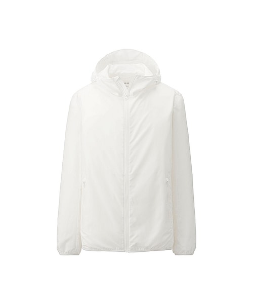 UNIQLO(ユニクロ)の「ライトポケッタブルパーカ(ブルゾン・メンズ・ORANGE 24/GREEN 53/RED 15/BLUE 65/BLUE 64/WHITE 00・XXL/S/XL/M/4XL/L/3XL)」の2枚目の写真