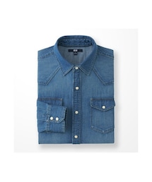 UNIQLO | デニムウエスタンシャツ（長袖）(シャツ/ブラウス)