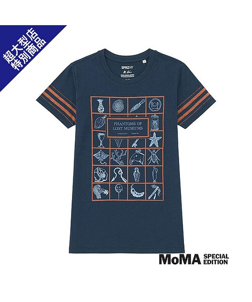 UNIQLO(ユニクロ)の「SPRZ NY T(マーク・ダイオン・半袖)(Tシャツ/カットソー・レディース・NAVY 69・M/L/XL/S)」の1枚目の写真