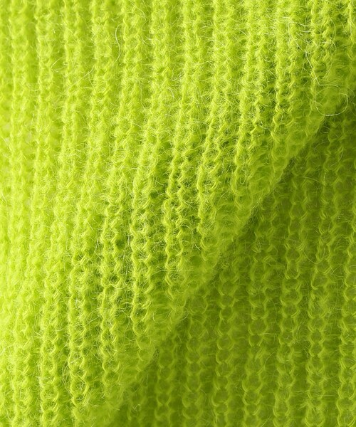 SLOBE IENA（スローブイエナ）の「SLOBE citron. ネオンカラーモヘヤニット◆（トップス・グリーン/フリー）」の10枚目の写真