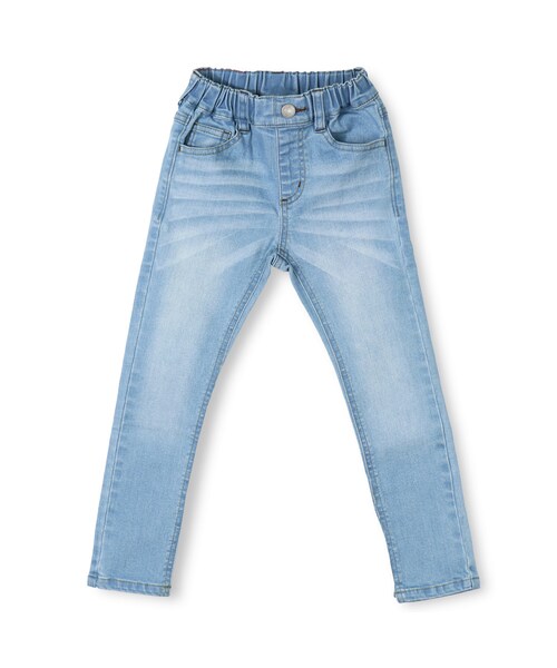 BRANSHES（ブランシェス）の「プレミアムストレッチデニムスキニーパンツ（デニムパンツ・キッズ・オフホワイト/ブルー/ネイビーブルー・80cm～150cm）」の2枚目の写真